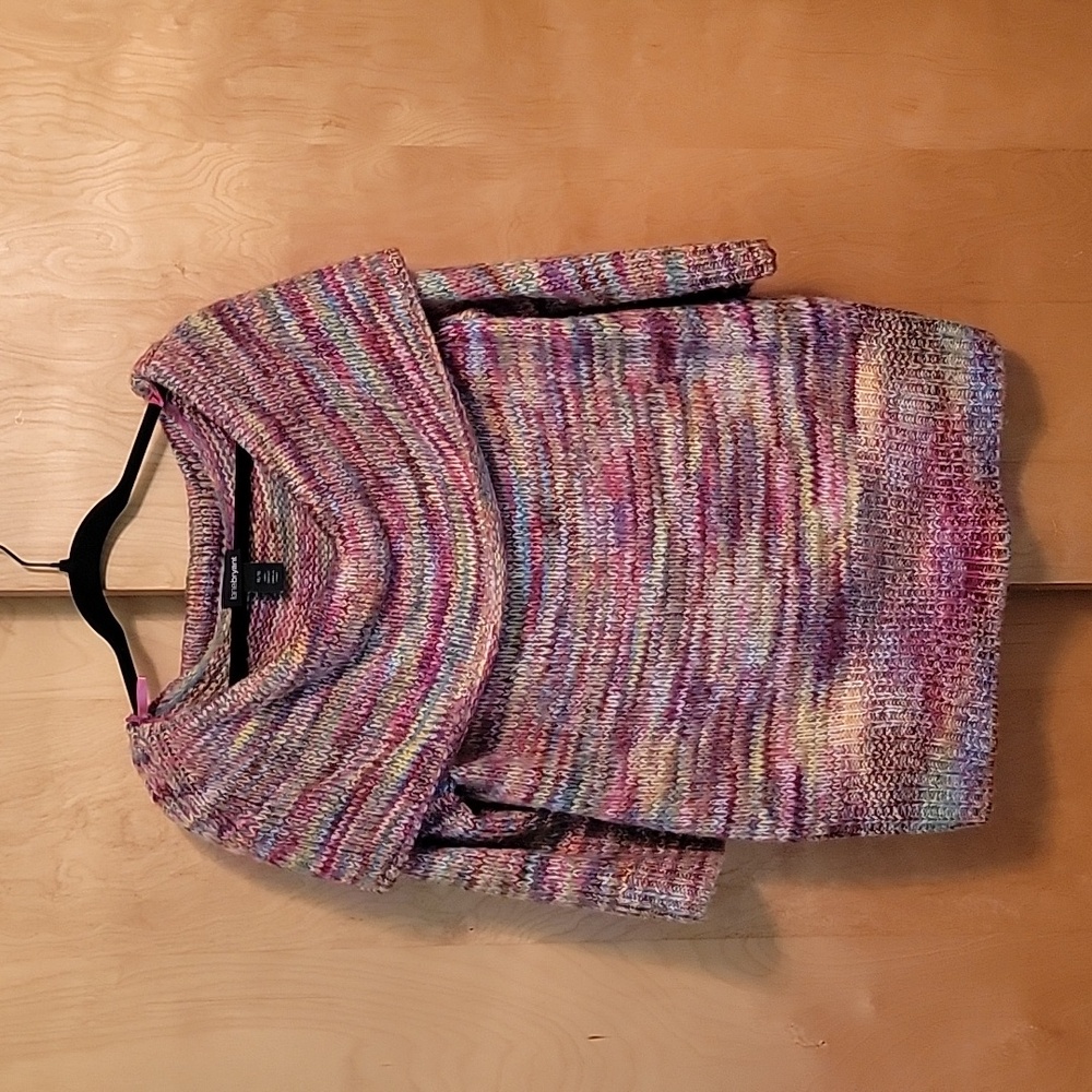 Lane BRYANT Multicolor Cowlneck Sweater 14/16
